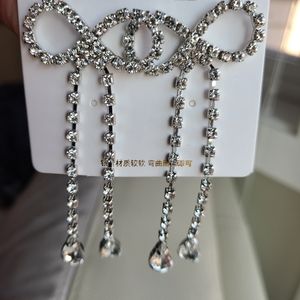 Bow earrings silver
